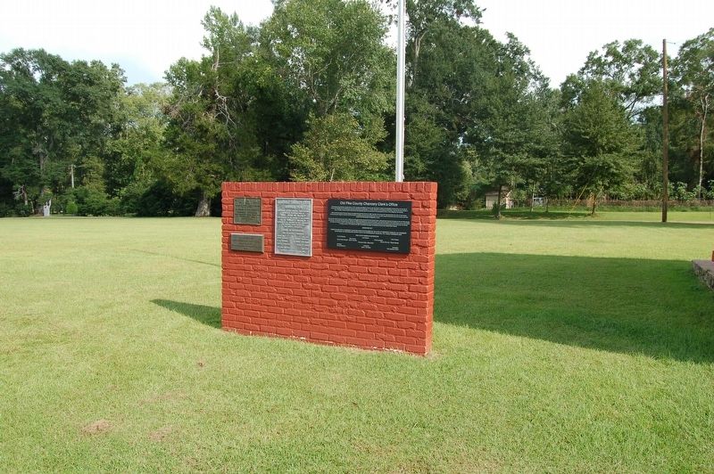 Old Pike County Chancery Clerk''s Office Marker. Click for full size. Old Pike County Chancery Clerk''s Office Marker image. Click for full size.