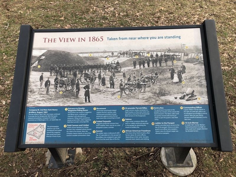 The View in 1865 Marker image. Click for full size.