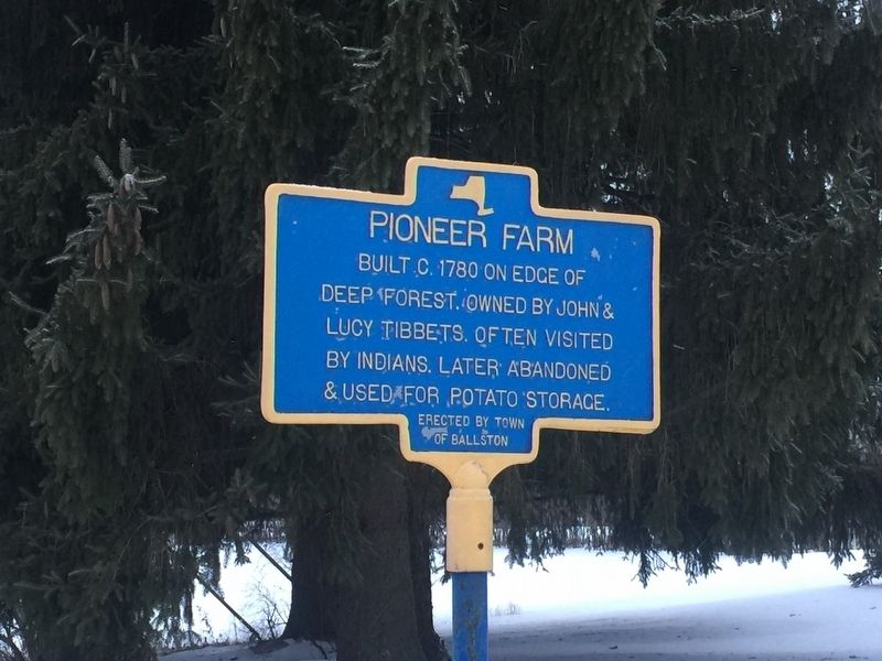 Pioneer Farm Marker. Click for full size. Pioneer Farm Marker image. Click for full size.