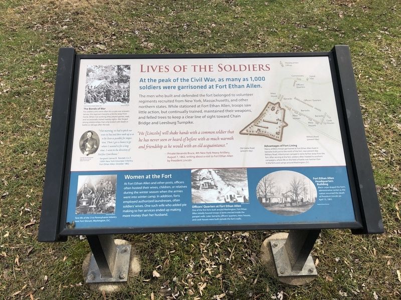Lives of the Soldiers Marker image. Click for full size.