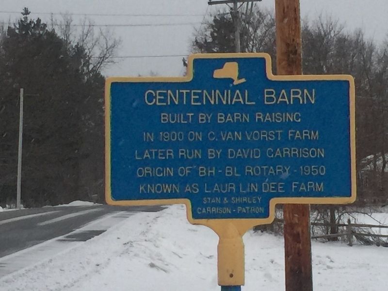 Centennial Barn Marker image. Click for full size.