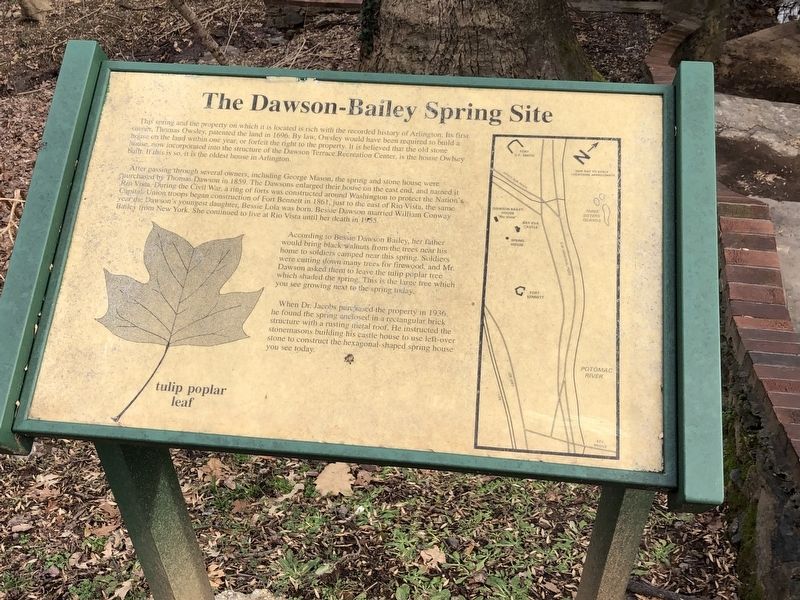 The Dawson-Bailey Spring Site Marker image. Click for full size.