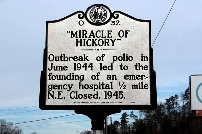"Miracle of Hickory" Marker image. Click for full size.