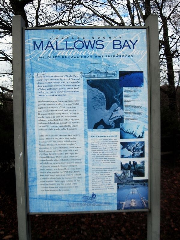 Mallows Bay Marker image. Click for full size.