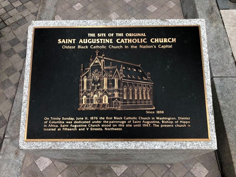 Saint Augustine Catholic Church Marker image. Click for full size.