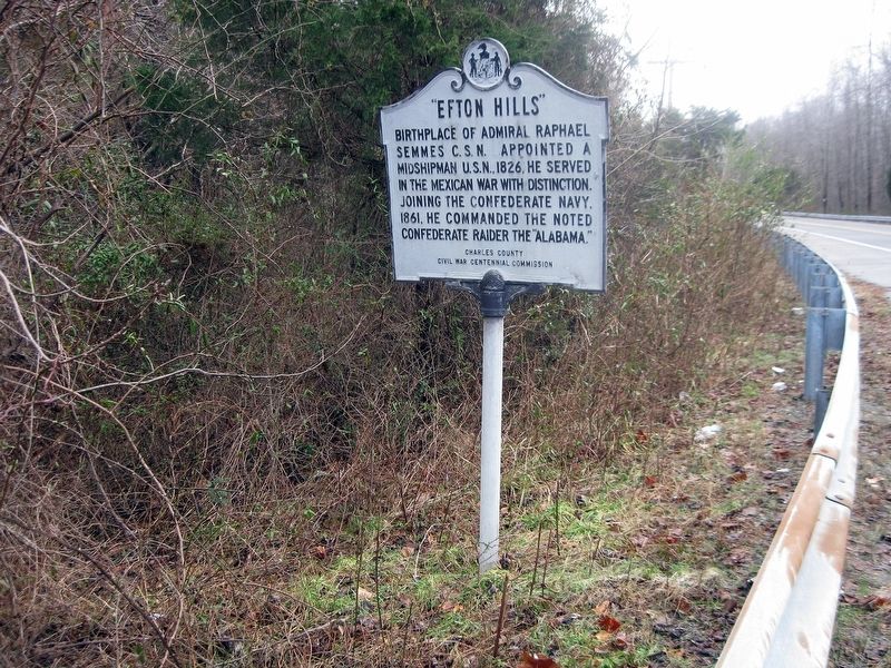 Efton Hills Marker image. Click for full size.