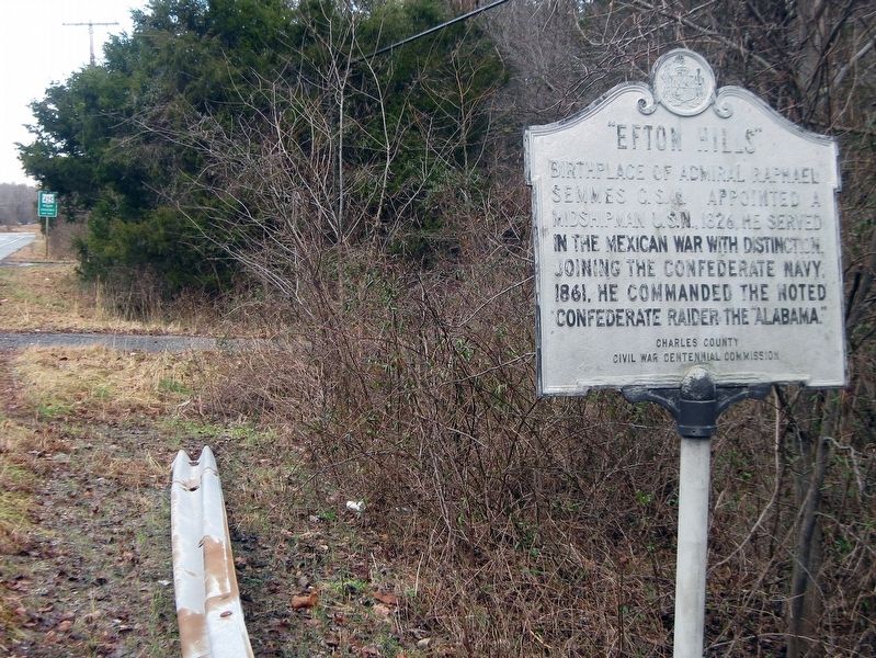 Efton Hills Marker image. Click for full size.