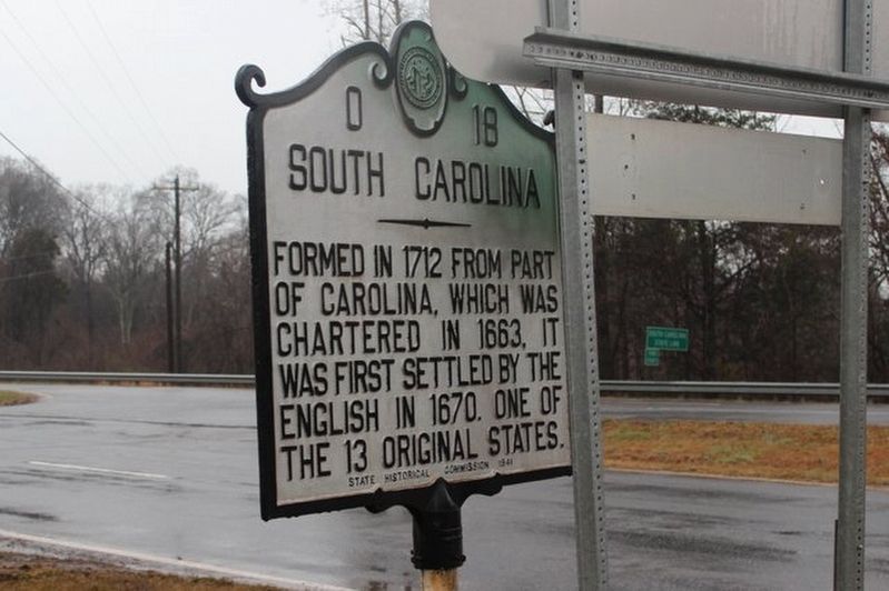 South Carolina side of Marker image. Click for full size.