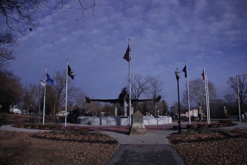 Huntington Veterans Memorial Marker. Click for full size. Huntington Veterans Memorial Marker image. Click for full size.