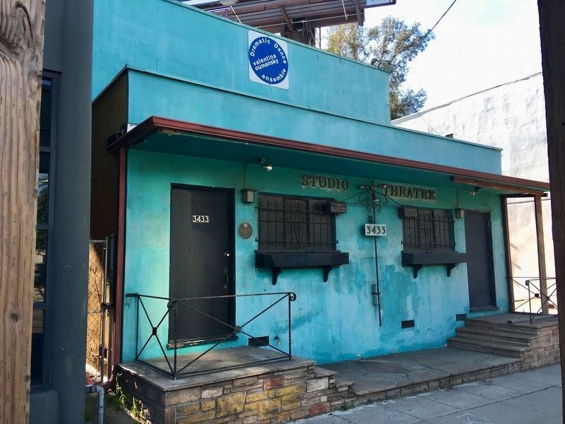 Studio Theatre and Marker. Click for full size. Studio Theatre and Marker image. Click for full size.