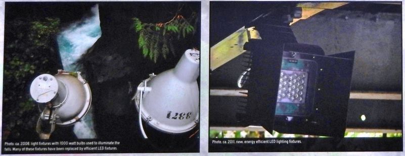 Marker detail: Lighting - Then & Now image. Click for full size.