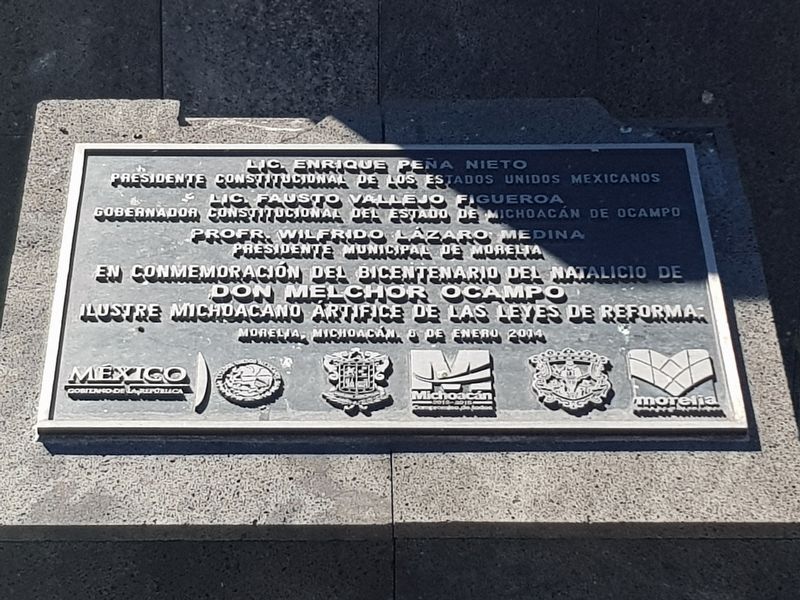 Melchor Ocampo Marker. Click for full size. Melchor Ocampo Marker image. Click for full size.