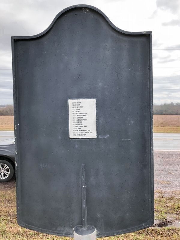 Staggers Point Marker Rear. Click for full size. Staggers Point Marker Rear image. Click for full size.