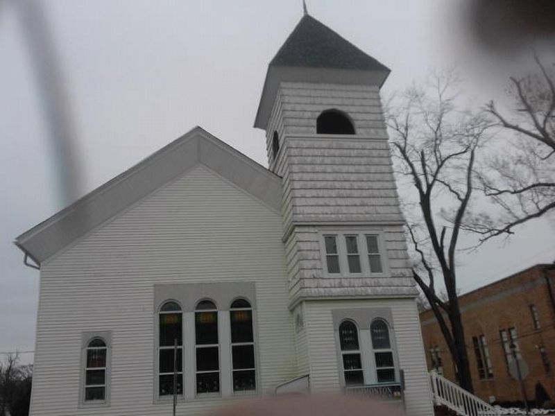 Baptist Church of Hammonton Marker. Click for full size. Baptist Church of Hammonton Marker image. Click for full size.