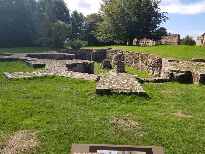The Remains of the Crypt Beneath the Abbey Church image. Click for full size.