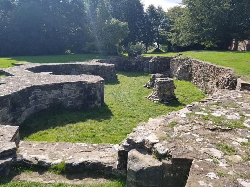 The Remains of the Crypt Beneath the Abbey Church image. Click for full size.