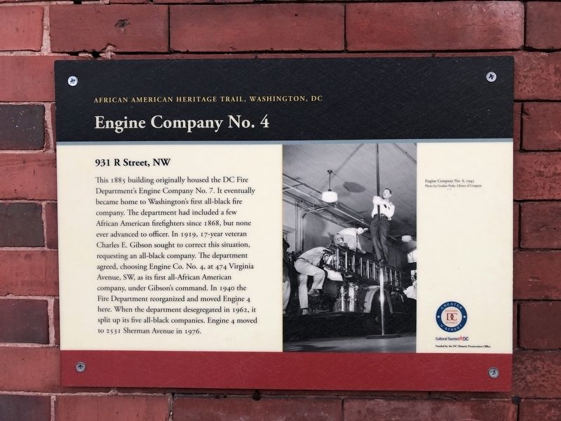 Engine Company No. 4 Marker image. Click for full size.