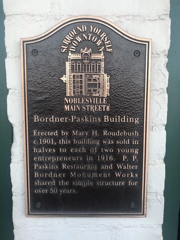 Bordner-Paskins Building Marker image. Click for full size.