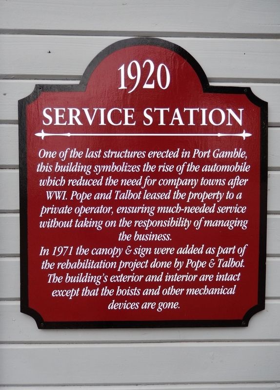 Service Station Marker image. Click for full size.