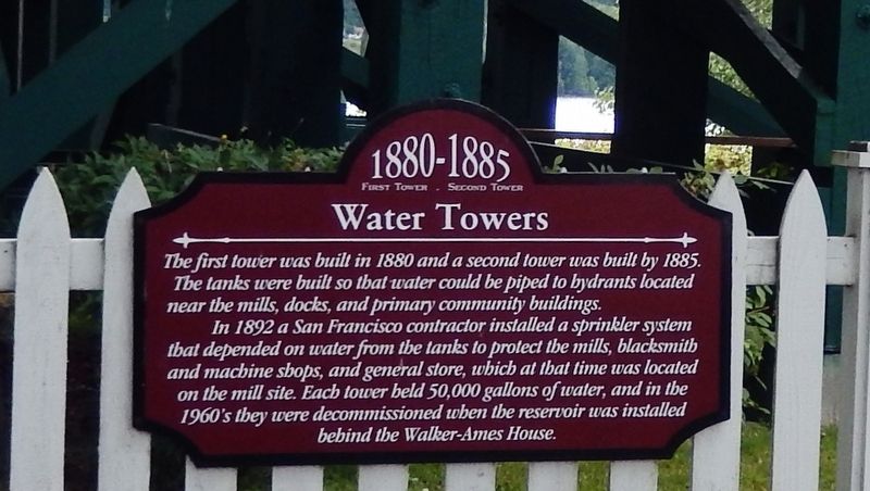 Water Towers Marker image. Click for full size.