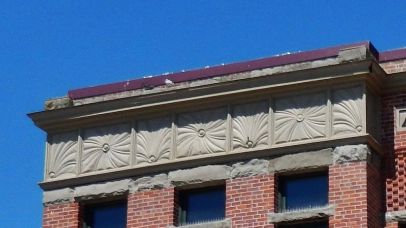 Historic City Hall: The decorative metal panels from the original faade image. Click for full size.