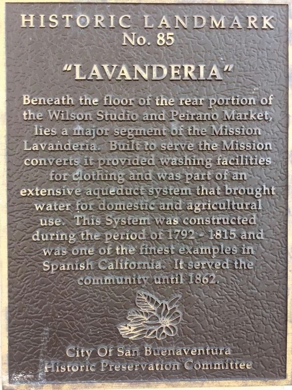 Lavanderia Marker. Click for full size. Lavanderia Marker image. Click for full size.