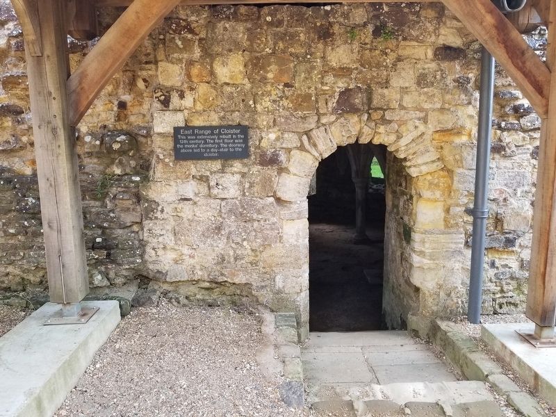 East Range of Cloister Marker image. Click for full size.