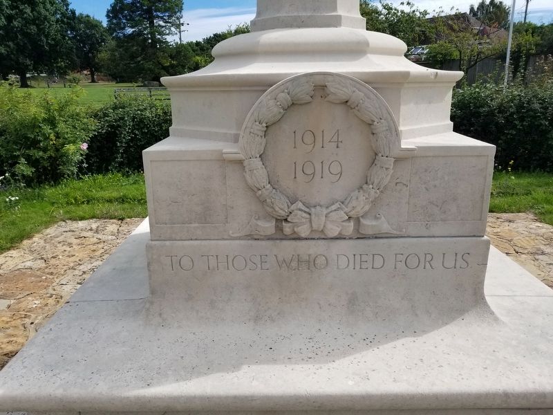 Wittersham War Memorial image. Click for full size.