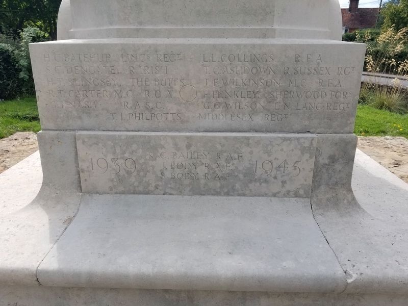 Wittersham War Memorial image. Click for full size.