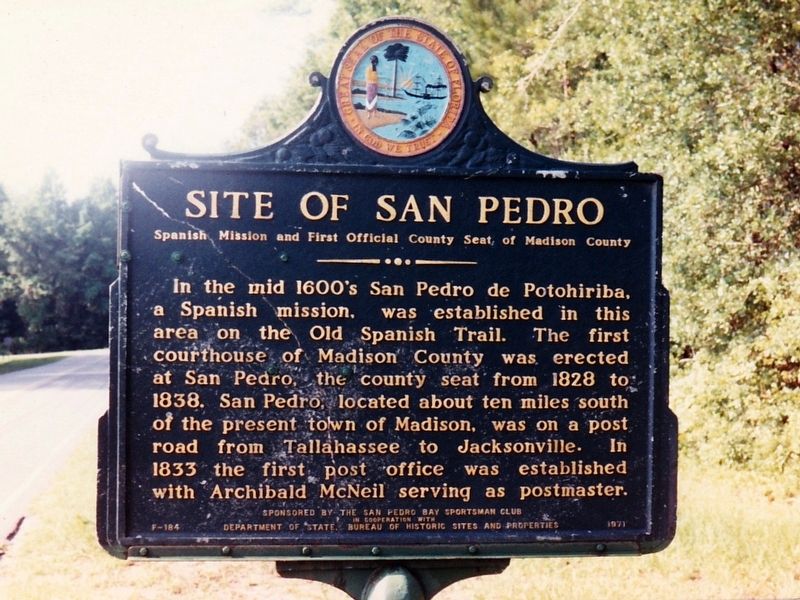 Site of San Pedro Marker image. Click for full size.