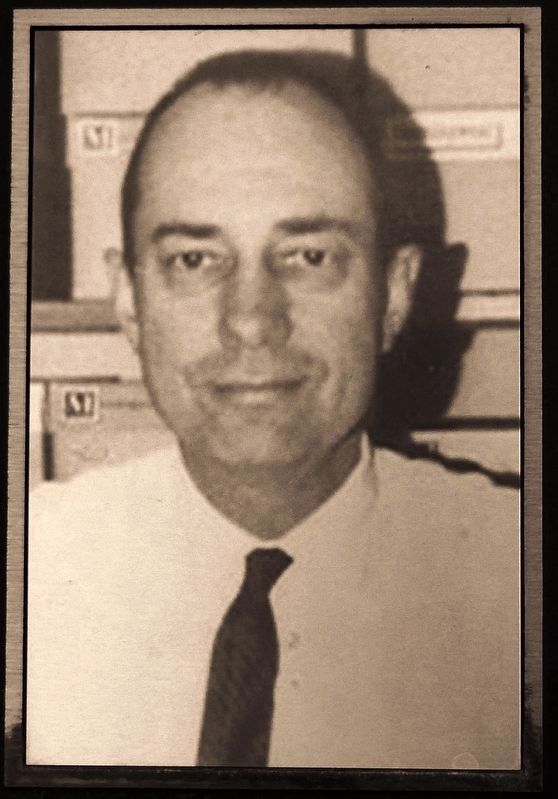 Marker detail: Mr. T. Paul Sampson<br>(1913-1995). Click for full size. Marker detail: Mr. T. Paul Sampson<br>(1913-1995) image. Click for full size.