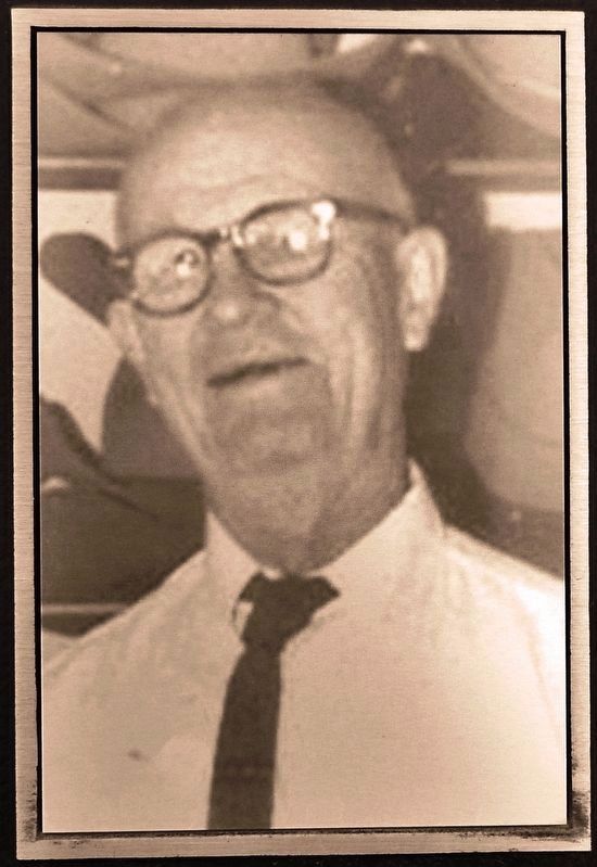 Marker detail: Mr. T. B. Sampson<br>(1882-1974). Click for full size. Marker detail: Mr. T. B. Sampson<br>(1882-1974) image. Click for full size.