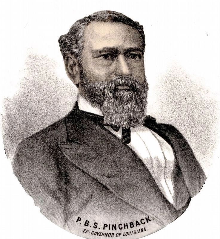 P. B. S. Pinchback<br>Ex-Governor of Lousiana image. Click for full size.