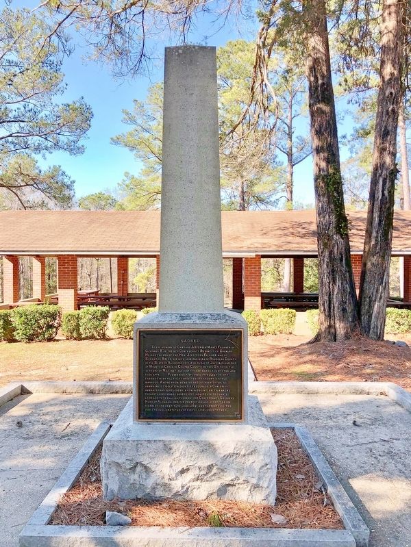 The monument to Jefferson Manly Falkner image. Click for full size.