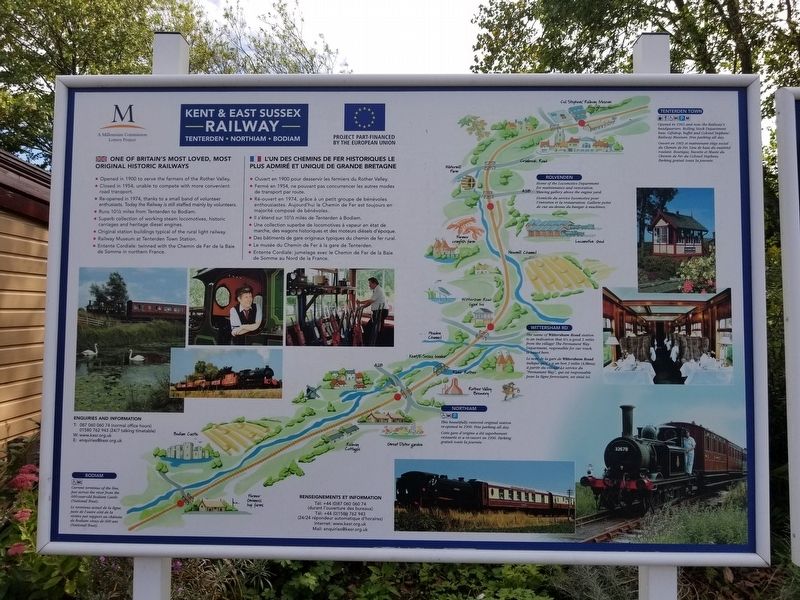 Kent & East Sussex Railway Marker image. Click for full size.