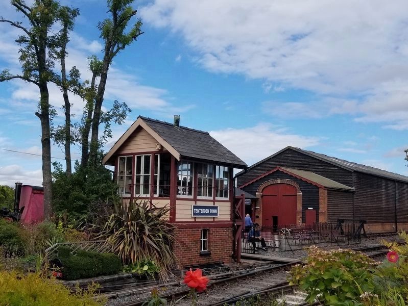 Tenterden Town Signal Box. Click for full size. Tenterden Town Signal Box image. Click for full size.
