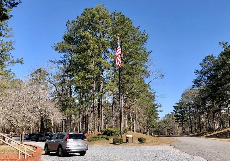 Memorial Hall Flagpole. Click for full size. Memorial Hall Flagpole image. Click for full size.