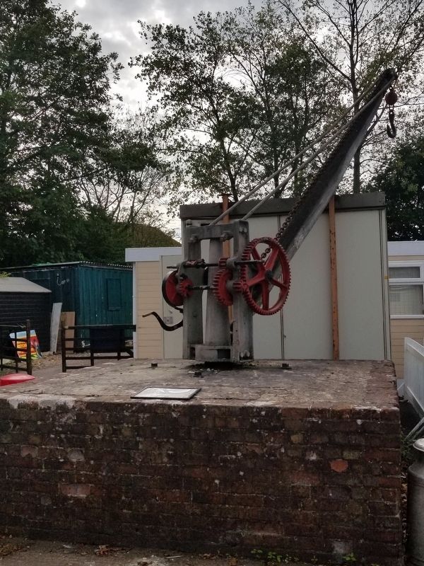 Tenterden Yard Crane Marker. Click for full size. Tenterden Yard Crane Marker image. Click for full size.