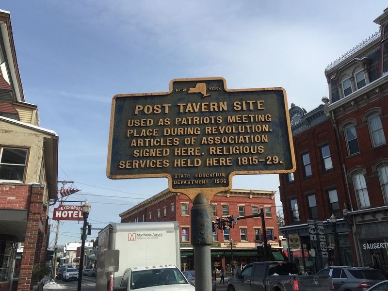 Post Tavern Site Marker image. Click for full size.