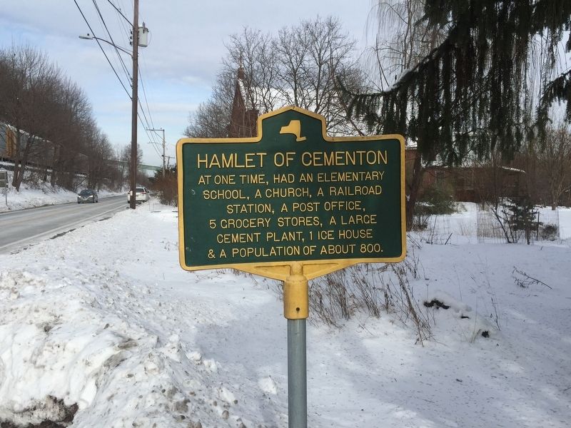 Hamlet of Cementon Marker. Click for full size. Hamlet of Cementon Marker image. Click for full size.