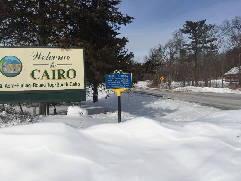 Town of Cairo Marker image. Click for full size.