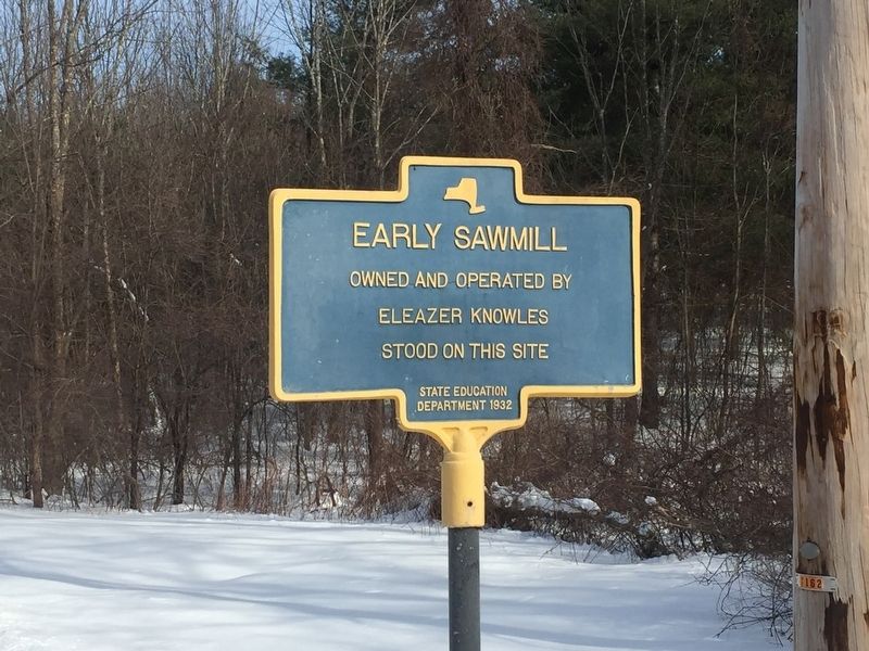 Early Sawmill Marker image. Click for full size.