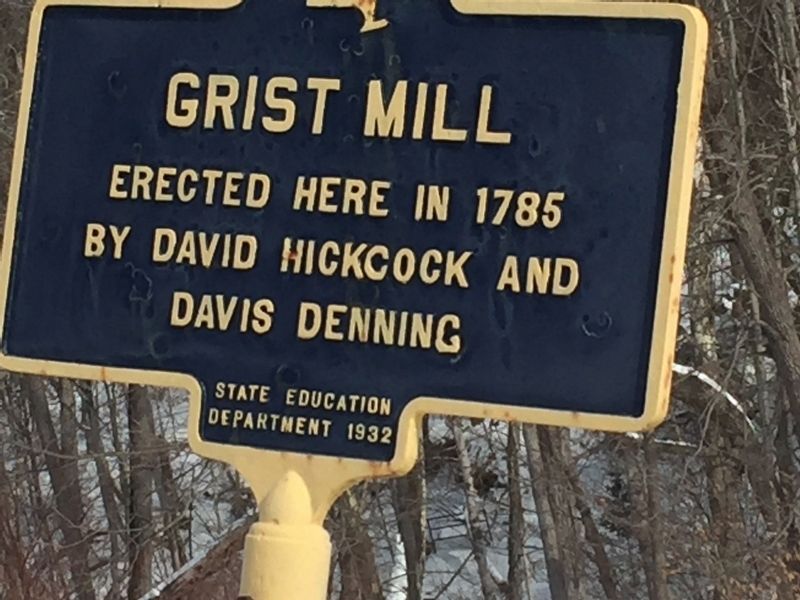Grist Mill Marker image. Click for full size.