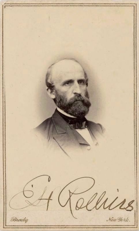 Carte de visite for Edward H. Rollins. Click for full size. Carte de visite for Edward H. Rollins image. Click for full size.