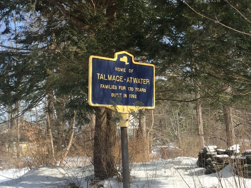 Talmage-Atwater Marker. Click for full size. Talmage-Atwater Marker image. Click for full size.