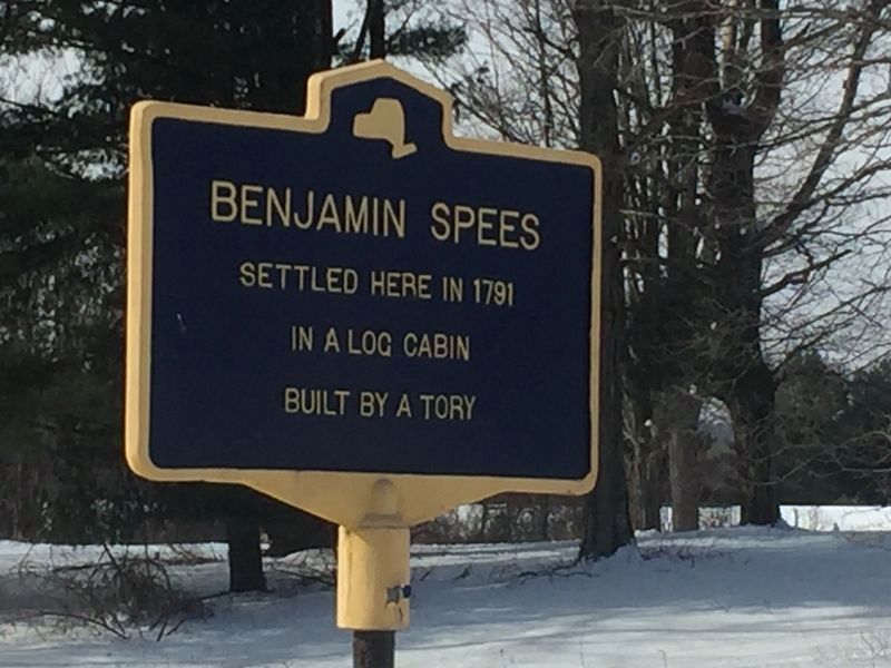 Benjamin Spees Marker. Click for full size. Benjamin Spees Marker image. Click for full size.