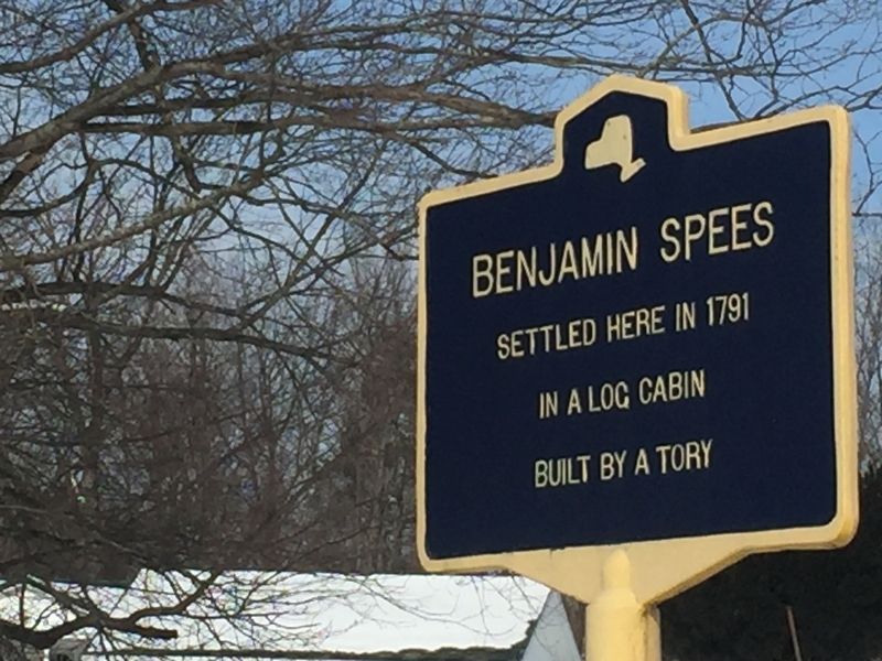 Benjamin Spees Marker. Click for full size. Benjamin Spees Marker image. Click for full size.