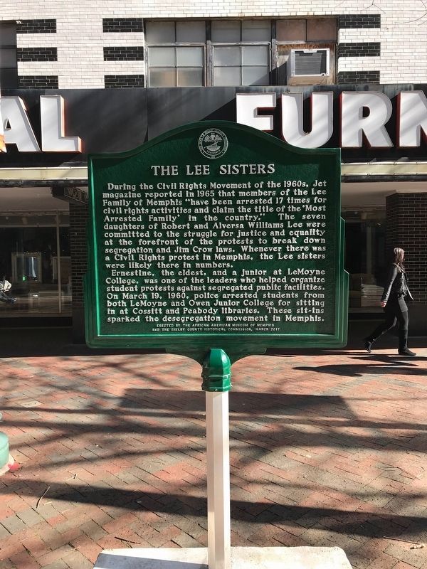 The Lee Sisters Marker. Click for full size. The Lee Sisters Marker image. Click for full size.