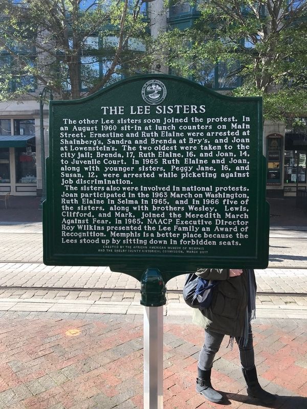 The Lee Sisters Marker. Click for full size. The Lee Sisters Marker image. Click for full size.