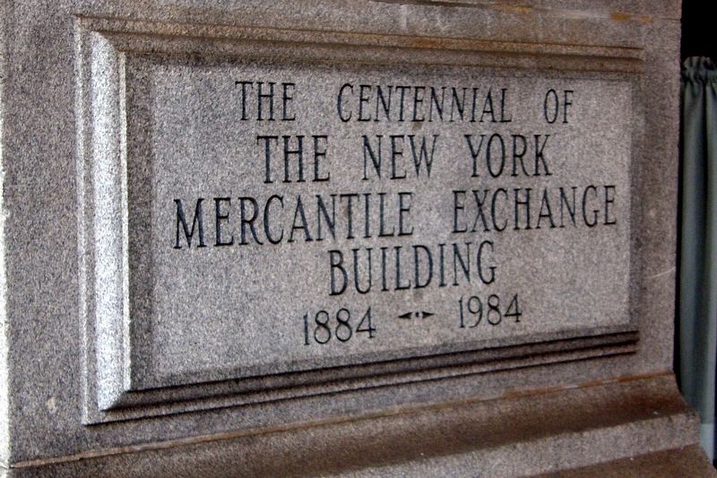 New York Mercantile Exchange Marker image. Click for full size.